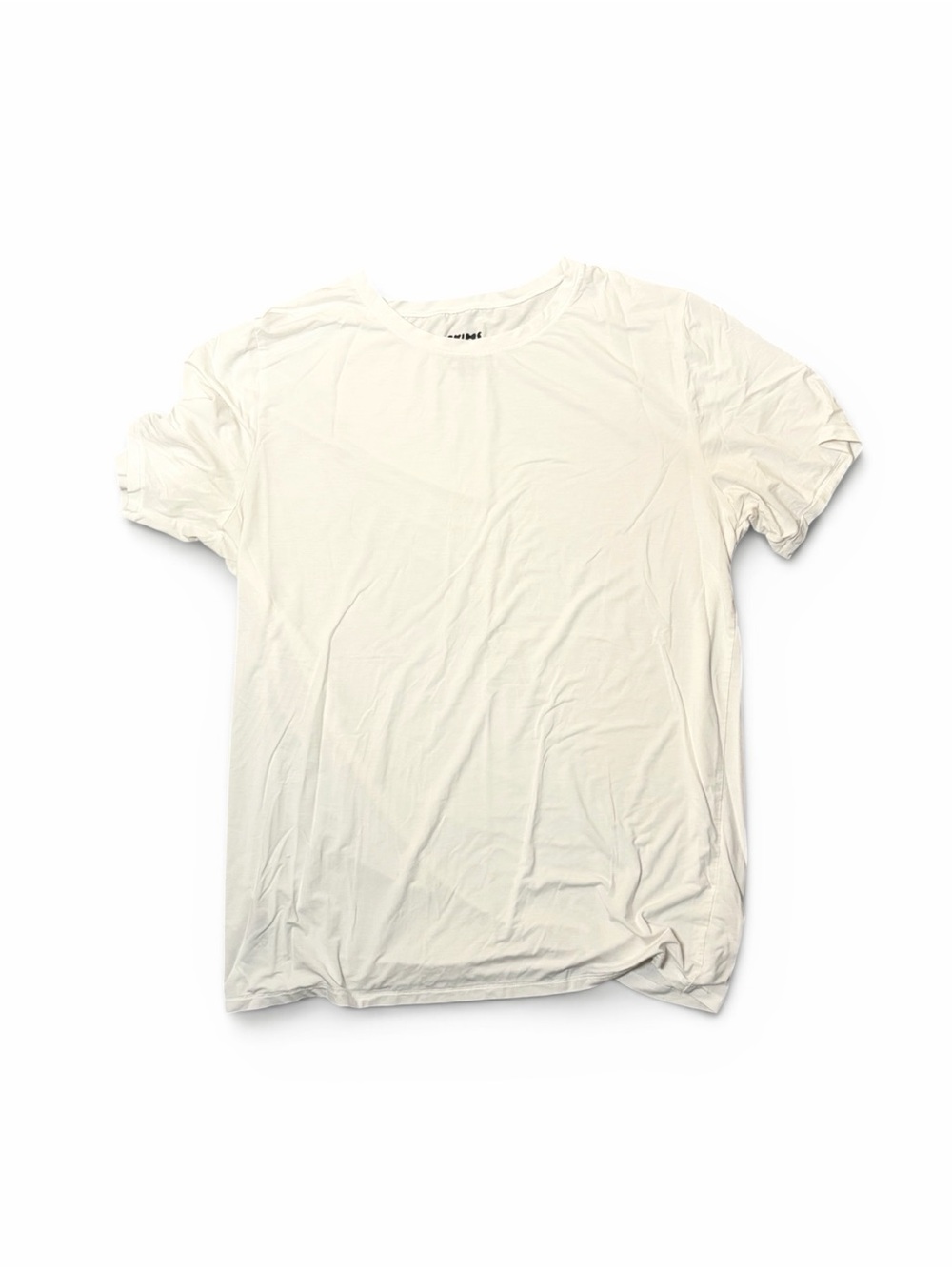SKIMS White Modal Stretch Short Sleeve T-Shirt Top Size M